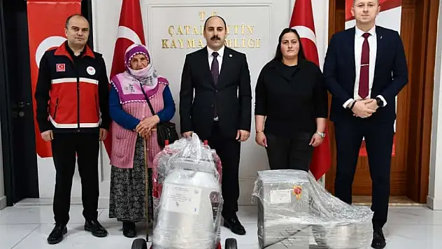 Kadın Üreticilere Yeni Makineler Hibe Edildi