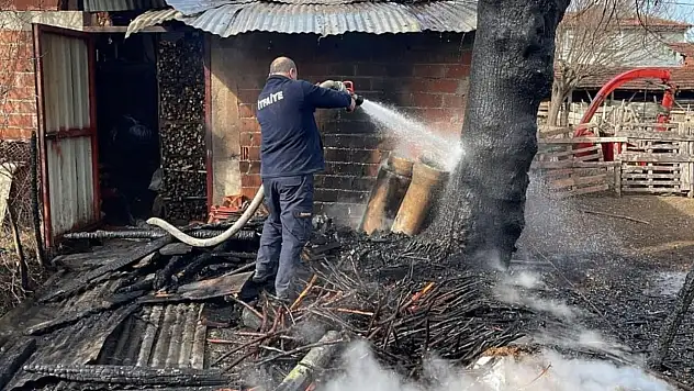Kadıoğlu Köyü'ndeki Yangın Paniğe Neden Oldu
