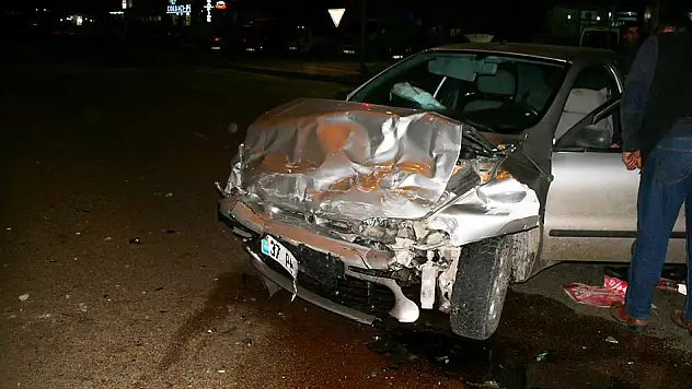 Kafa kafaya çarptılar 1 YARALI