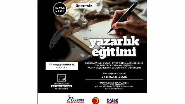 Kalemini Güçlendirmek İsteyenlere Önemli Fırsat