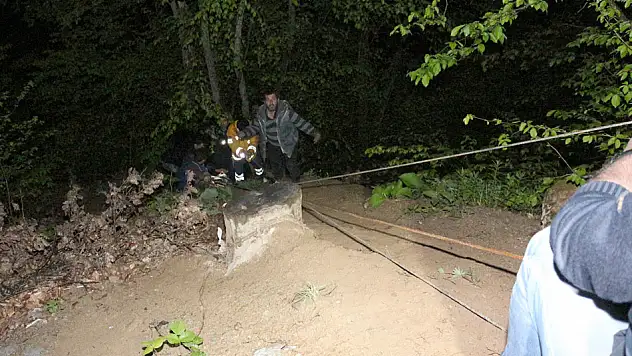 Kamyonet, dereye uçtu: 1 ÖLÜ, 2 YARALI