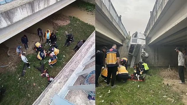 Kamyonet Dereye Uçtu
