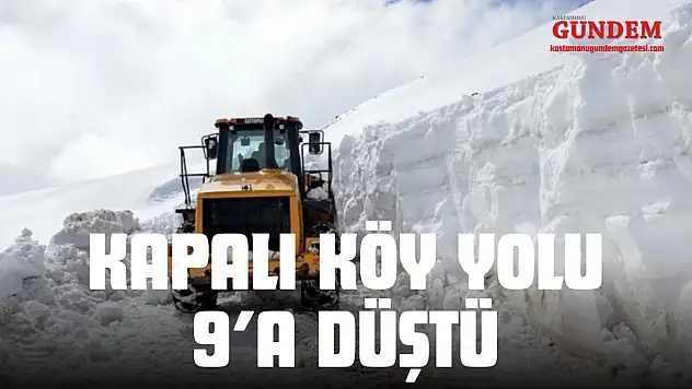 Kapalı Köy Yolu 9'a Düştü