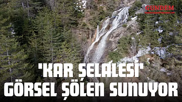 'Kar Şelalesi' Görsel Şölen Sunuyor