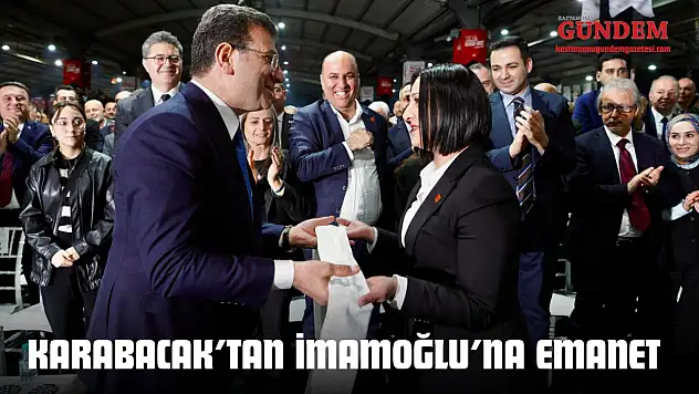 Karabacak'tan İmamoğlu'na Emanet