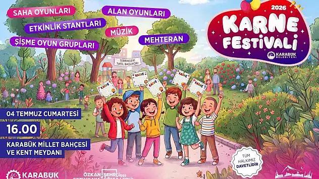 Karabük Belediyesi çocuklar için Karne Festivali düzenliyor