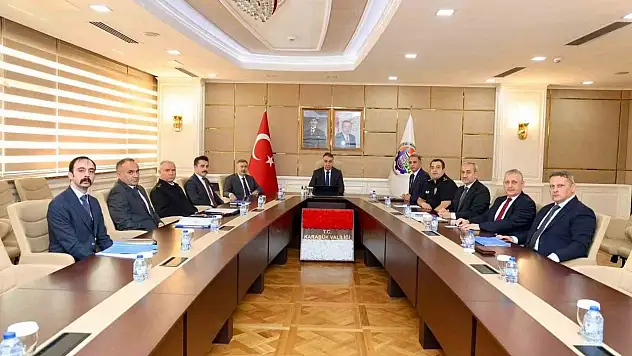 Karabük'te 'okul ve çevrelerinde güvenlik tedbirleri' değerlendirildi