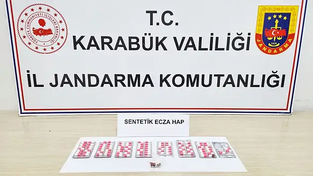 102 Adet Sentetik Hap Ele Geçirildi