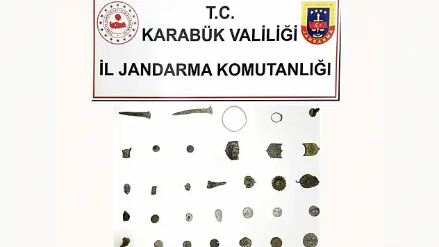Karabük'te 32 Parça Tarihi Eser Ele Geçirildi
