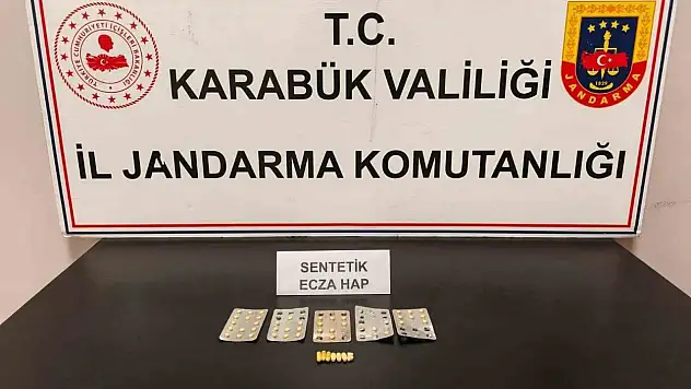 Karabük'te 47 Adet Uyuşturucu Hap Ele Geçirildi