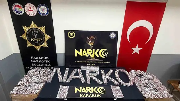 Karabük'te 52 Bin Uyuşturucu Hap Ele Geçirildi