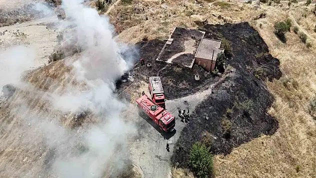 Karabük'te Anız Yangını Söndürüldü