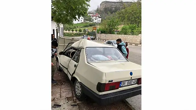 Karabük'te araba kazası: 1 yaralı