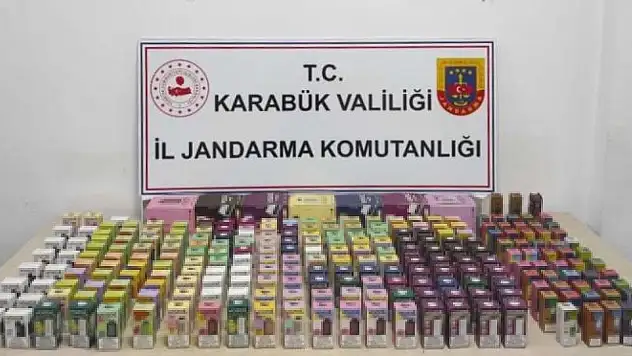 Karabük'te Kaçak Elektronik Sigara Operasyonu