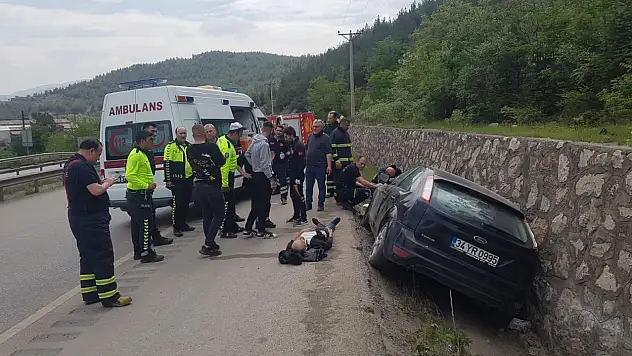 Karabük'te kaza: 1'i çocuk 3 yaralı