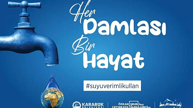 Karabük'te su verimliliği seferberliği başlatıldı