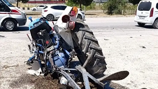 Karabük'te tır ile traktör çarpıştı: 1 ağır yaralı