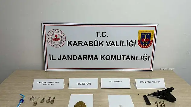 Karabük'te uyuşturucu operasyonu