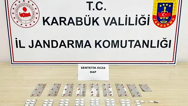 Karabük'te uyuşturucu operasyonu: 151 sentetik hap ele geçirildi