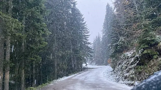Karabük'te Yüksek Kesimler Beyaza Büründü