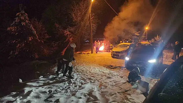 Karabük'te Yüksek Kesimlerinde Kar Yağışı Etkisini Artırdı