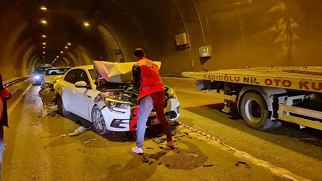 Karabük'te zincirleme kaza: 1 yaralı