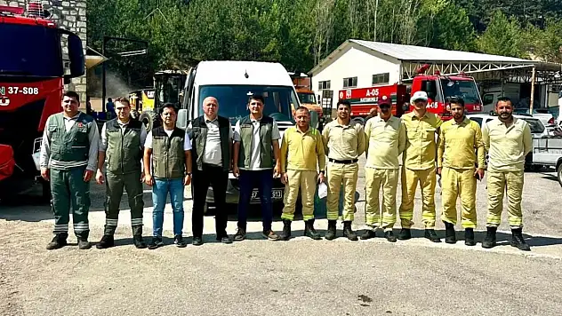 Karabük'teki Yangın İçin Yeni Personeller Görevlendirildi