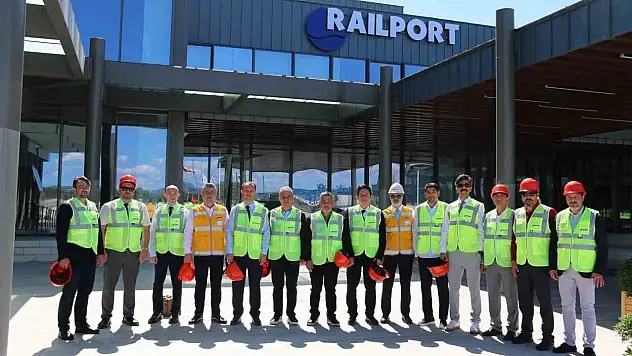Karabük TSO heyeti, Karabük Lojistik Merkezi için Railport'u inceledi