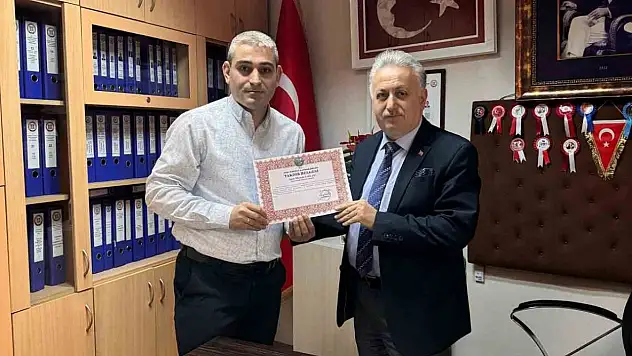 Personellere Takdir Belgesi Verildi