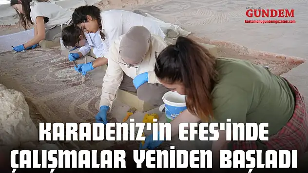 Karadeniz'in Efes'inde Çalışmalar Yeniden Başladı