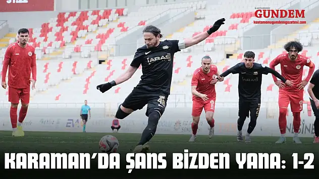 Karaman'da Şans Bizden Yana: 1-2