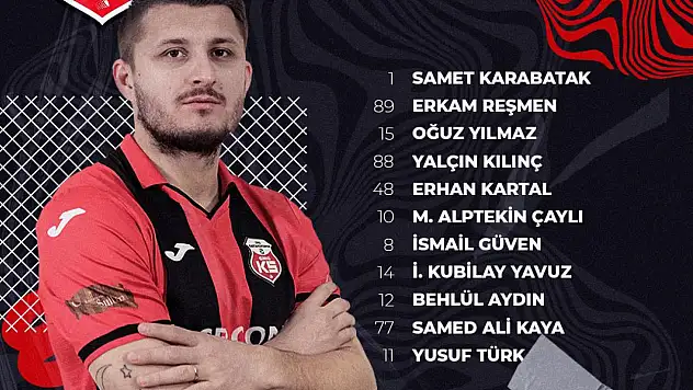 Karamanspor-Kastamonuspor Maçı Kadroları Belli Oldu