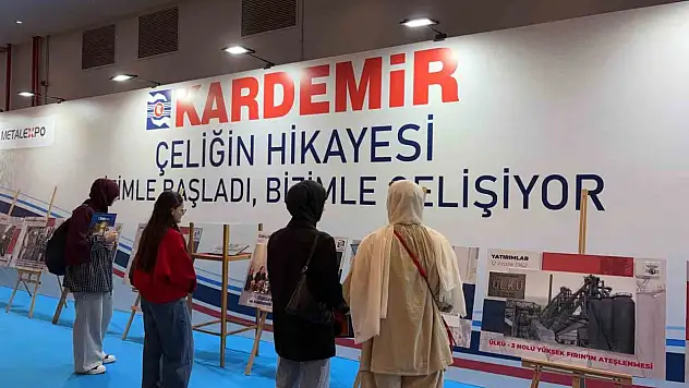 KARDEMİR, MetalExpo'da üretim gücü ve çeliğin hikayesini sergiledi