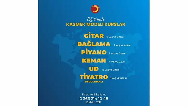 KASMEK'te kurslar başlıyor