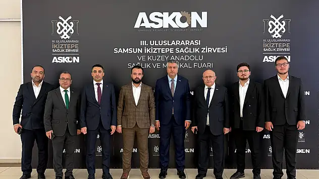Kastamonu ASKON Heyeti Sağlık Zirvesine Katıldı