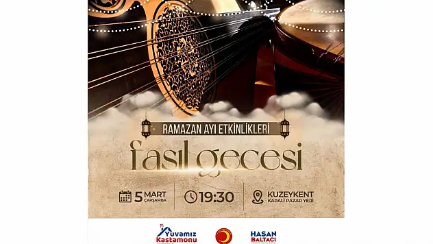 Kastamonu Belediyesi'nden Fasıl Gecesi