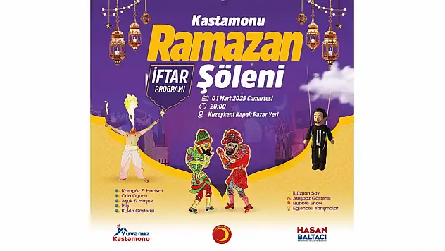 Kastamonu Belediyesi'nden Ramazan'a Özel Şölen