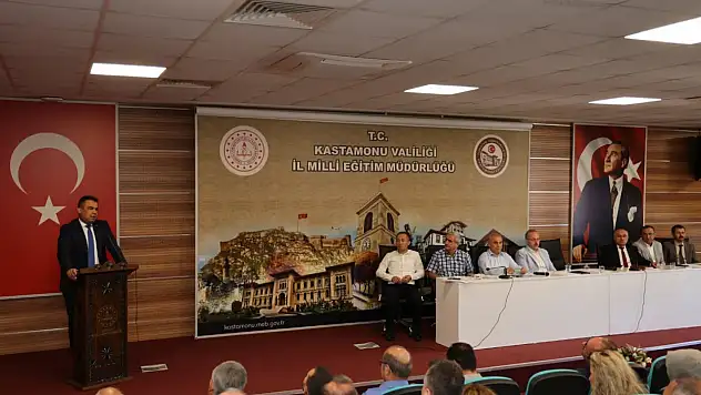 Kastamonu'da 2025-2026 Eğitim Öğretim Yılı Toplantısı Yapıldı