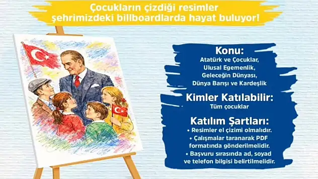 Kastamonu'da 23 Nisan'a Özel Resim Etkinliği!