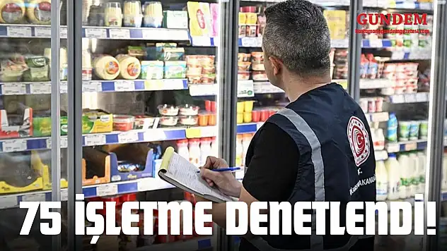 Kastamonu'da 75 İşletme Denetlendi!