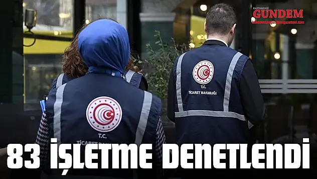 Kastamonu'da 83 İşletme Denetlendi!