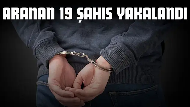 Kastamonu'da Aranan 19 Şahıs Yakalandı