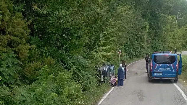 Kastamonu'da Cip Takla Attı: 1 Yaralı