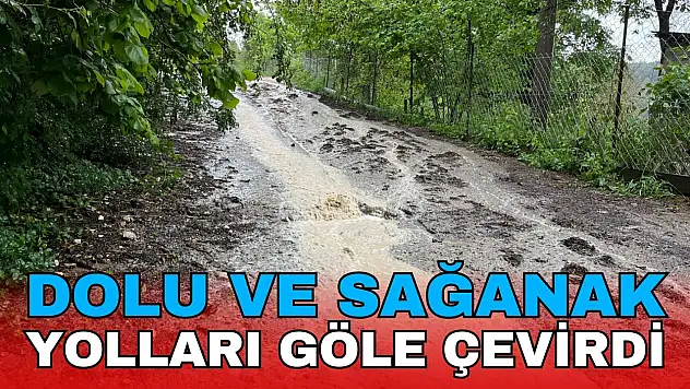 Kastamonu'da Dolu Yağışı Etkili Oldu