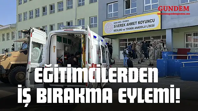Kastamonu'da Eğitimcilerden İş Bırakma Eylemi