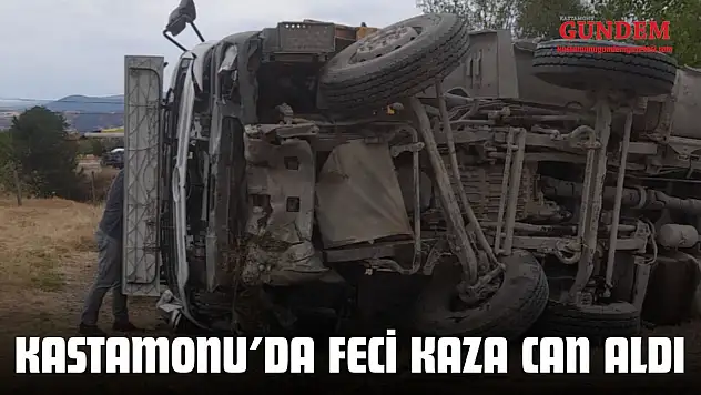 Kastamonu'da Feci Kaza Can Aldı