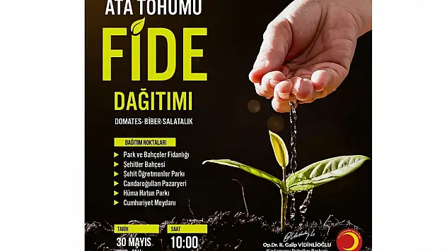 Kastamonu'da fide dağıtımı yapılacak