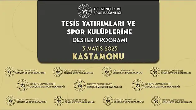 Kastamonu'da Gençlik Spor destek programı yarın