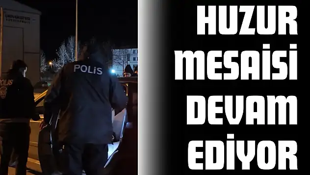 Kastamonu'da Güvenlik Uygulamaları Aralıksız Sürüyor