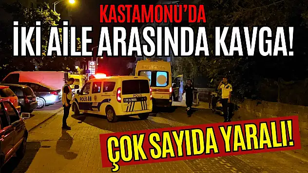 Kastamonu'da İki Aile Arasında Kavga: Çok Sayıda Yaralı!